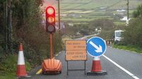 Stop-go traffic management in place on busy Waterford road