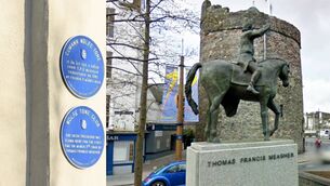 <p>Thomas Francis Meagher was widely credited as the first to ever fly the Irish Tricolour in 1848, but local historian John Crotty has cast doubt on the claims</p>
