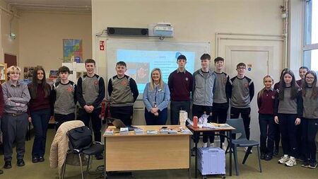 Waterford school visited by cancer support charity volunteer 