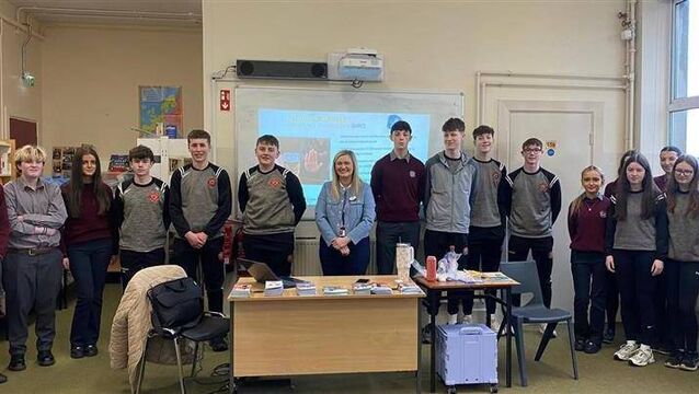 <p>The St Declan's Community College enjoyed the TY talk.</p>