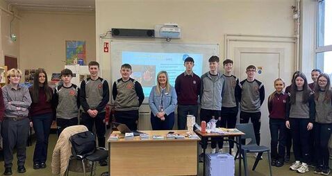 Waterford school visited by cancer support charity volunteer 
