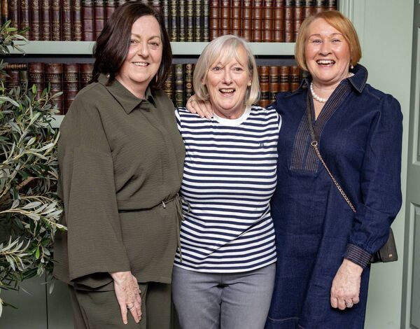 Geraldine, Carmel and Patty, at the Marina Hotel for the Presentation Convent Class of 1976 50th Year Anniversary reunion. Photo: Joe Evans Geraldine, Carmel and Patty, at the Marina Hotel for the Presentation Convent Class of 1976 50th Year Anniversary reunion. Photo: Joe Evans