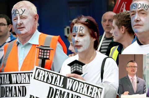 Minister for Social Protection stonewalled Sinn Féin over Waterford Crystal pensions to not 'falsely raise expectations'