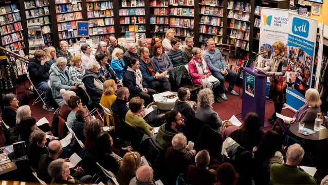 <p>Waterford Healing Arts/ Réalta's Well Festival Sunshine event at The Book Centre. 	Photo: DGM Photographic</p>