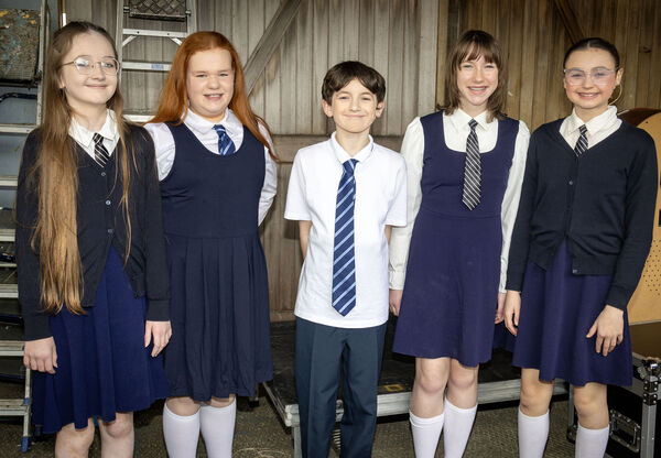 Emma, Marnie, Harry, Ruby and Lucy, back stage at Garter Lane for Waterford Centre of Music's School of Rock. Emma, Marnie, Harry, Ruby and Lucy, back stage at Garter Lane for Waterford Centre of Music's School of Rock.