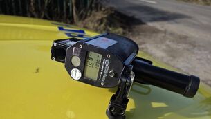 <p>The motorist was observed travelling at 123km/h in an 80km/h speed zone. Pic: Waterford Gardaí FB</p>