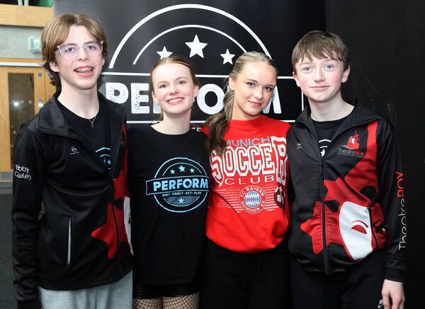 Bobby, Mary, Alex and Harvey, Theatre Box, at Perform South East, Festival at SETU Arena.. Photo: Joe Evans