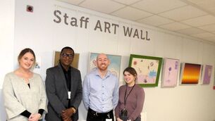 <p>Pictured at 'Salience' at UHW</p>