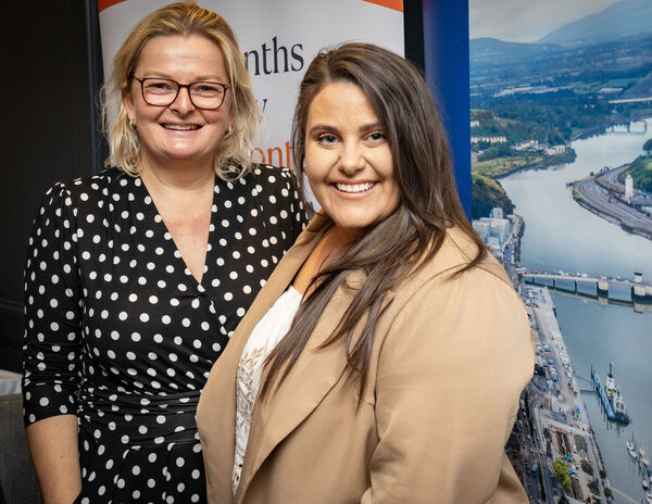  Trina Quinn and Jess Maher, Hartley People, who attended the International Women's Day breakfast at the Viking Hotel.