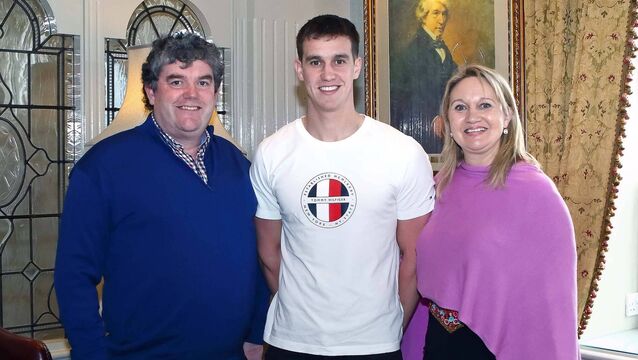 Proud parent Benny Kiely was Michael’s biggest fan