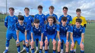 <p>Waterford FC Under 15's that beat Wexford FC at the SETU Arena.</p>