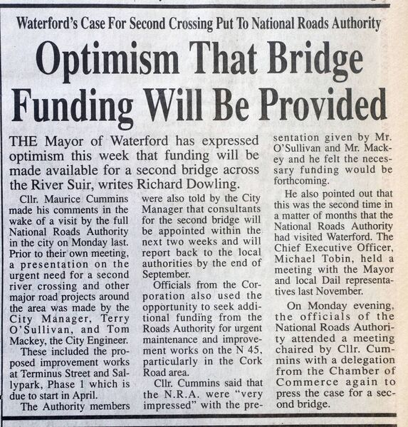 Staff photographer, Joe Evans, is going to look back through the archives of Waterford News &amp; Star to compile galleries of photos and old headlines from past