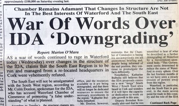 Staff photographer, Joe Evans, is going to look back through the archives of Waterford News &amp; Star to compile galleries of photos and old headlines from past