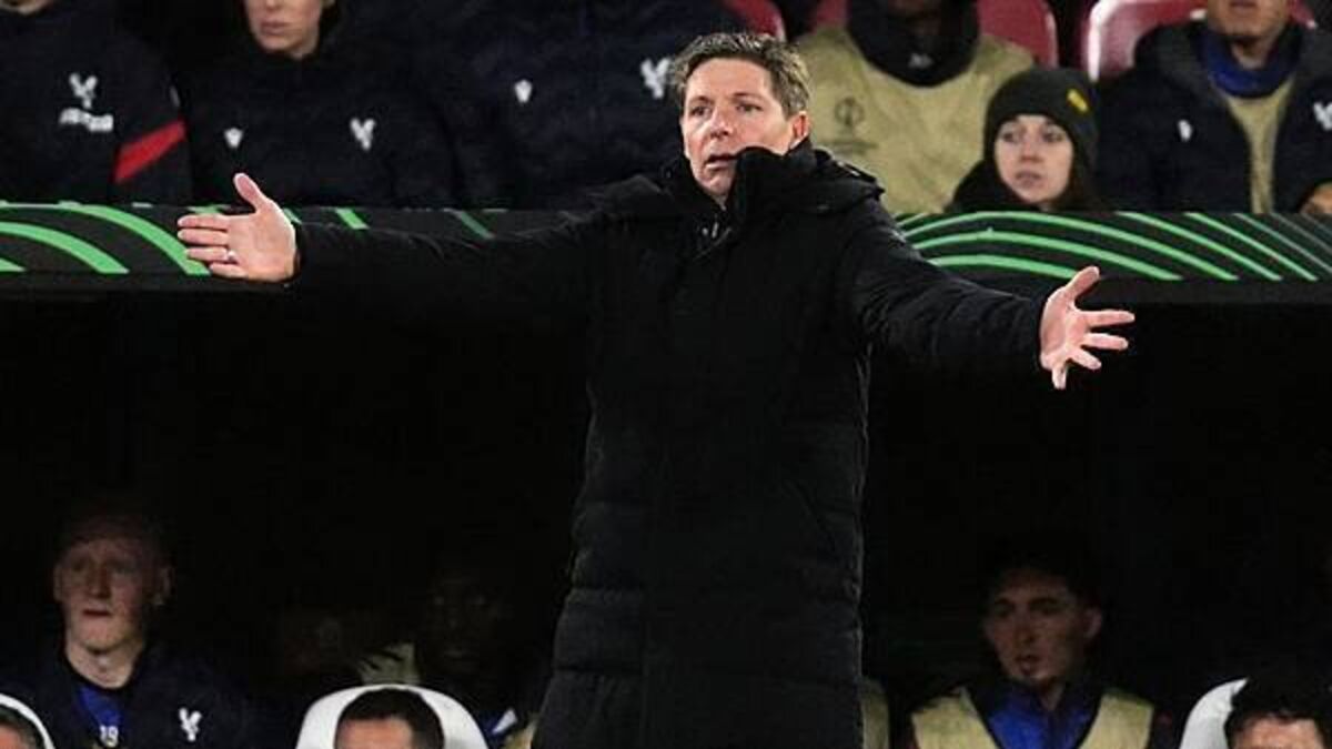Oliver Glasner questions Crystal Palace fans booing after draw with Larnaca