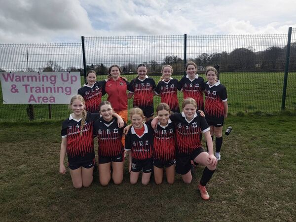 The Portlaw Utd FC U14 girls squad