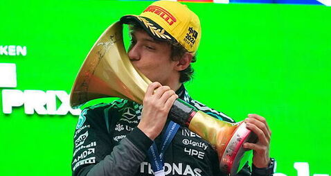 Kimi Antonelli claims maiden Grand Prix victory with win in China