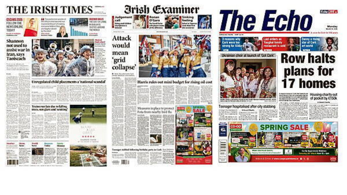 What the papers say: Monday's front pages
