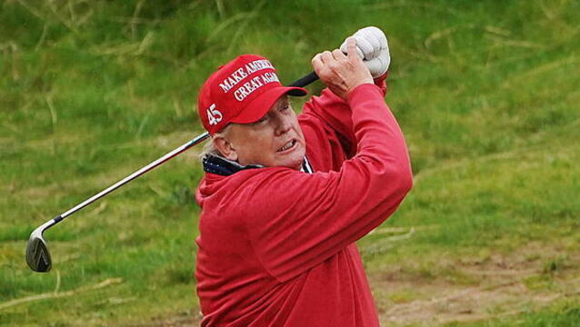 Donald Trump ‘going to try’ to attend Irish Open