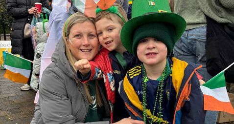 Streets fill with colour in Waterford village for St Patrick's Day parade