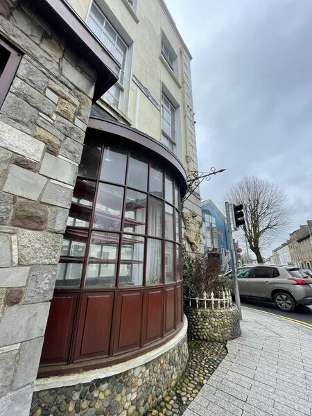 The front facade of the former Maryland Hotel