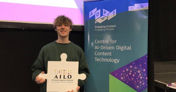 Liam Meharg from Newtown School Waterford competed at the National Final of the 18th All Ireland Linguistics Olympiad (AILO).
