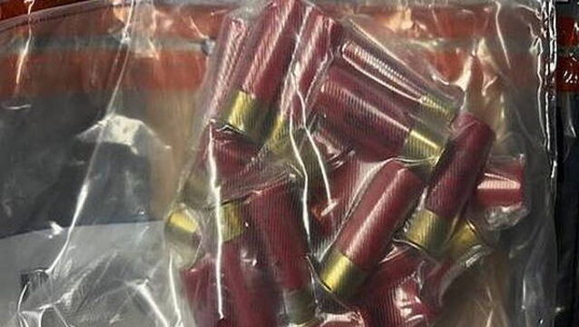 Man (30s) arrested after seizure of shotgun shells and drugs