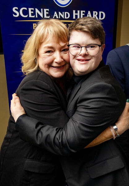  Brenda Giles and Sean Upton at the Tower Hotel for the launch of Scene and Heard Productions new play "Up The Déise". Photo: Joe Evans
