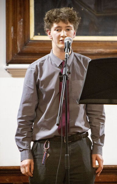  David Keating, who performed Music of the Night at De La Salle's Got Talent 2026. Photo: Joe Evans