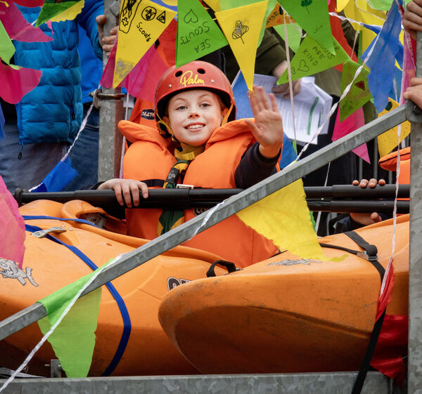 Waterford Scout County at the St. Patrick's Day Parade. Waterford Scout County at the St. Patrick's Day Parade.
