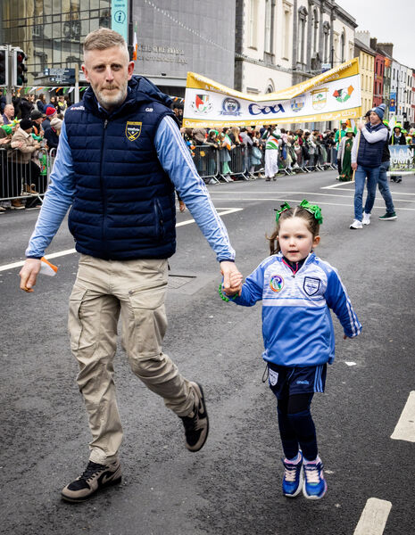 Roanmore GAA and Camogie Club at the St. Patrick's Day Parade. Roanmore GAA and Camogie Club at the St. Patrick's Day Parade.