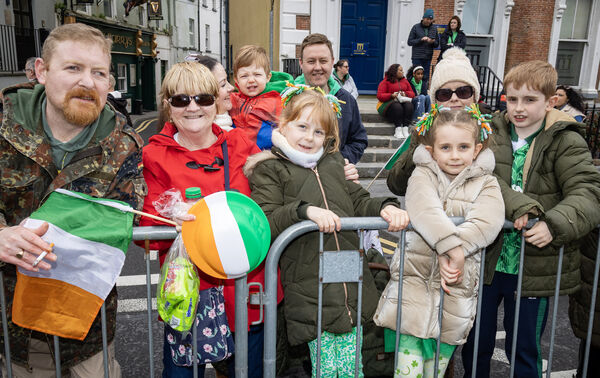 Kennedy, Waters and Burke Families at the St. Patrick's Day Parade. Kennedy, Waters and Burke Families at the St. Patrick's Day Parade.