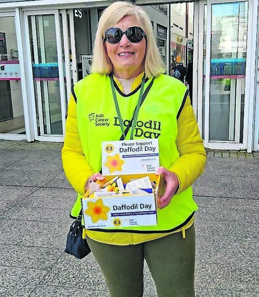 Daffodil Day volunteer Moira Grace pictured at City Square.