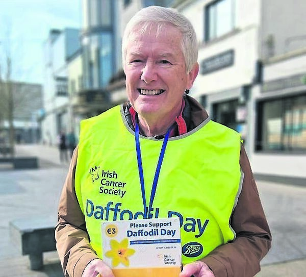 Daffodil Day volunteer Aidan Barrett.