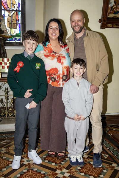  Conor Baldwin, St. Mary's BNS, Ferrybank, who was confirmed at the Sacred Heart Church, Ferrybank.