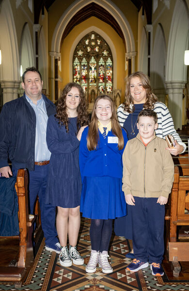  Lucie Flynn, Our Lady of Good Counsel, Ferrybank, who was confirmed at the Sacred Heart Church, Ferrybank.