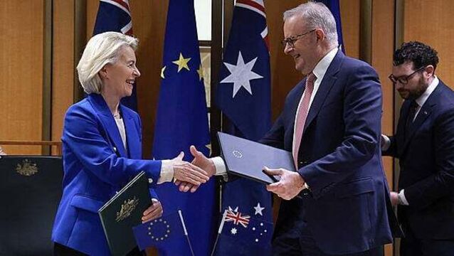 EU-Australia trade deal is 'real winner', says MEP