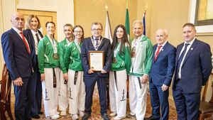 Tramore Taekwon-Do are celebrated in City Hall for World Championships success
