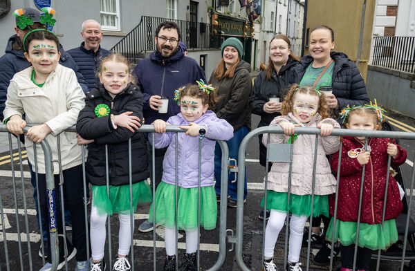  Droney family and friends, at the St. Patrick's Day Parade. 