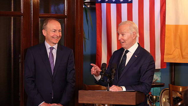 Government says it followed law on Biden’s watch gift to Micheál Martin