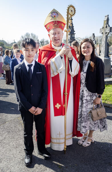 Fedenick Ruby, Glór na Mara, who was Confirmed by Bishop Alphonsus Cullinan at the Holy Cross Church, Tramore. Fedenick Ruby, Glór na Mara, who was Confirmed by Bishop Alphonsus Cullinan at the Holy Cross Church, Tramore.