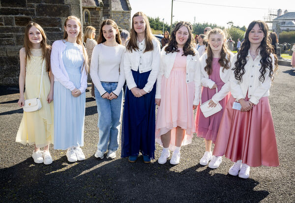 Friends from Glór na Mara who were Confirmed by Bishop Alphonsus Cullinan at the Holy Cross Church, Tramore. Friends from Glór na Mara who were Confirmed by Bishop Alphonsus Cullinan at the Holy Cross Church, Tramore.