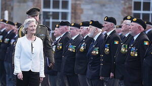 President attends anniversary event for veterans’ homeless charity