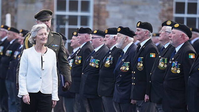 President attends anniversary event for veterans’ homeless charity