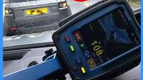 Driver arrested in Waterford was doing twice the speed limit and on a mobile phone