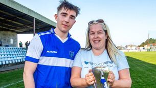 <p>Mount Sion captain Bradley Penkert with his proud mum Erica after All-Ireland Senior D hurling final success over Scoil Aireagail, Ballyhale.</p> <p>Mount Sion captain Bradley Penkert with his proud mum Erica after All-Ireland Senior D hurling final success over Scoil Aireagail, Ballyhale.</p>
