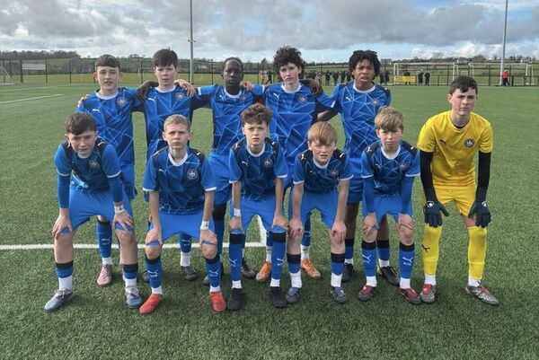 Waterford FC Under 14 team that beat CK United.
