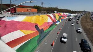 Waterford artist paints mural on Mexican highway