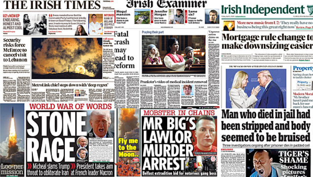 What the papers say: Friday's front pages