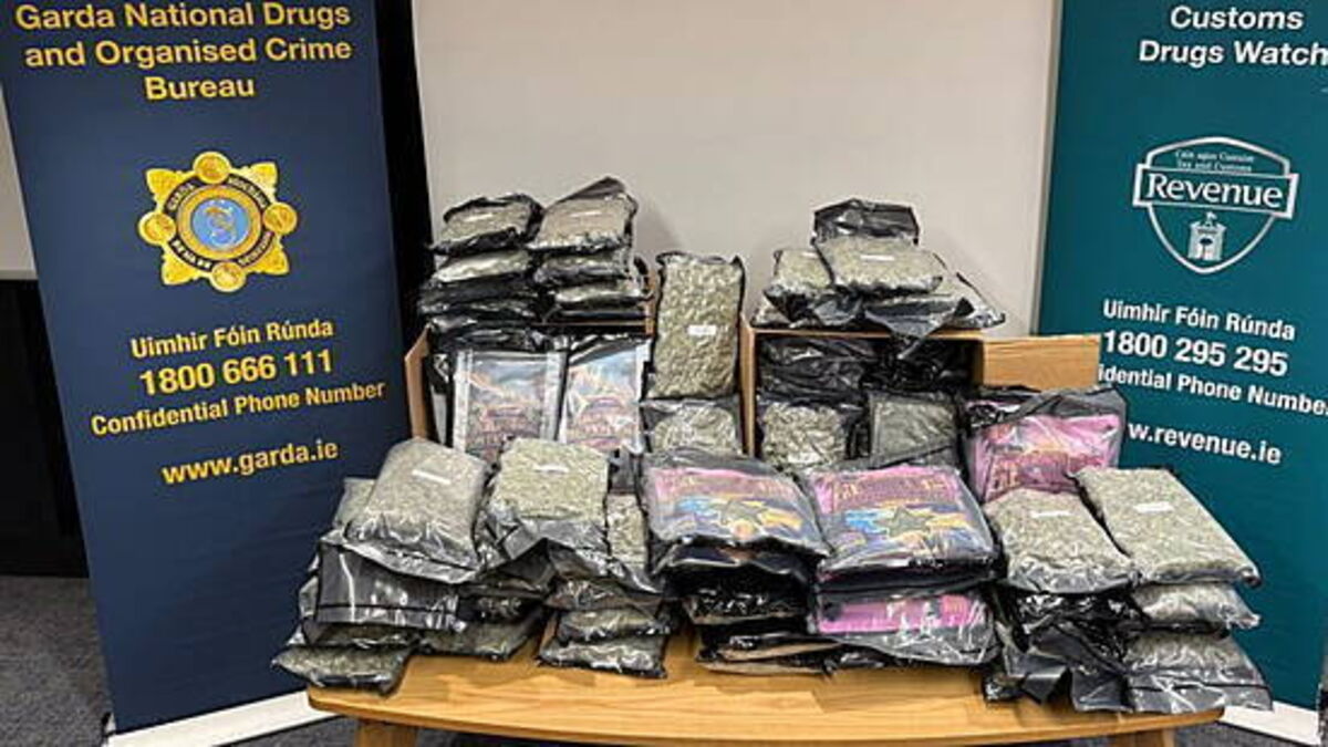 Two men charged over seizure of cannabis worth €1 million in Louth