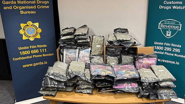 Two men charged over seizure of cannabis worth €1 million in Louth